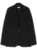 LIU JO peak-lapel single-breasted blazer - Black
