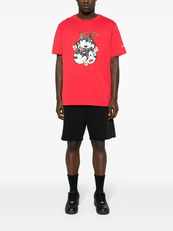 トップス ICEBERG FELIX Iceberg x Felix The Cat Cotton T-shirt | Red | FARFETCH