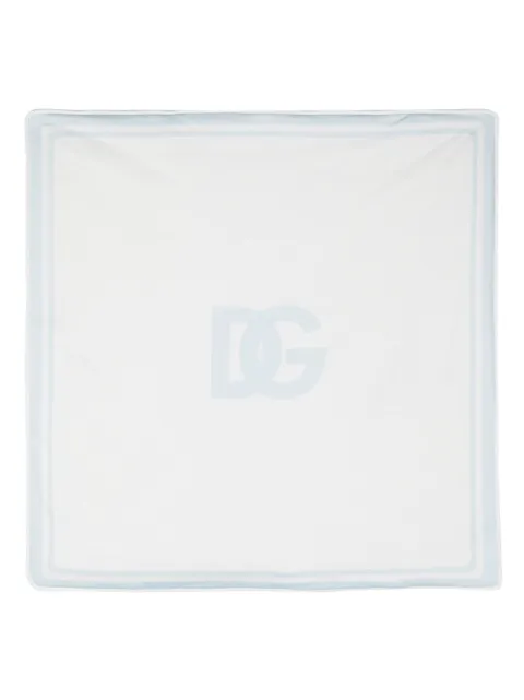 Dolce & Gabbana Kids logo-print cotton blanket