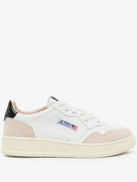 Autry Medalist panelled calf leather sneakers