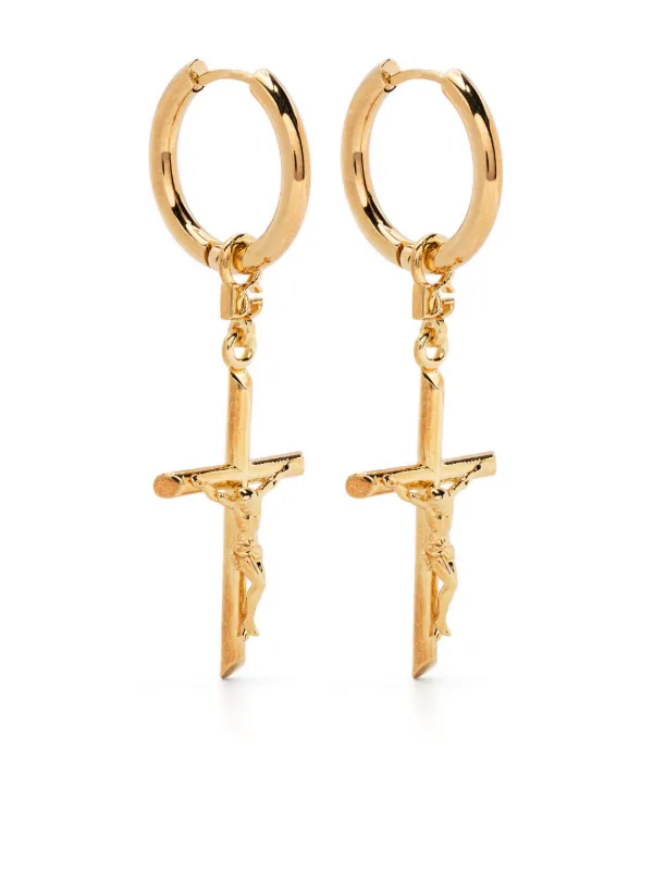 Dolce & Gabbana DNA ペンダント フープピアス | ゴールドトーン
