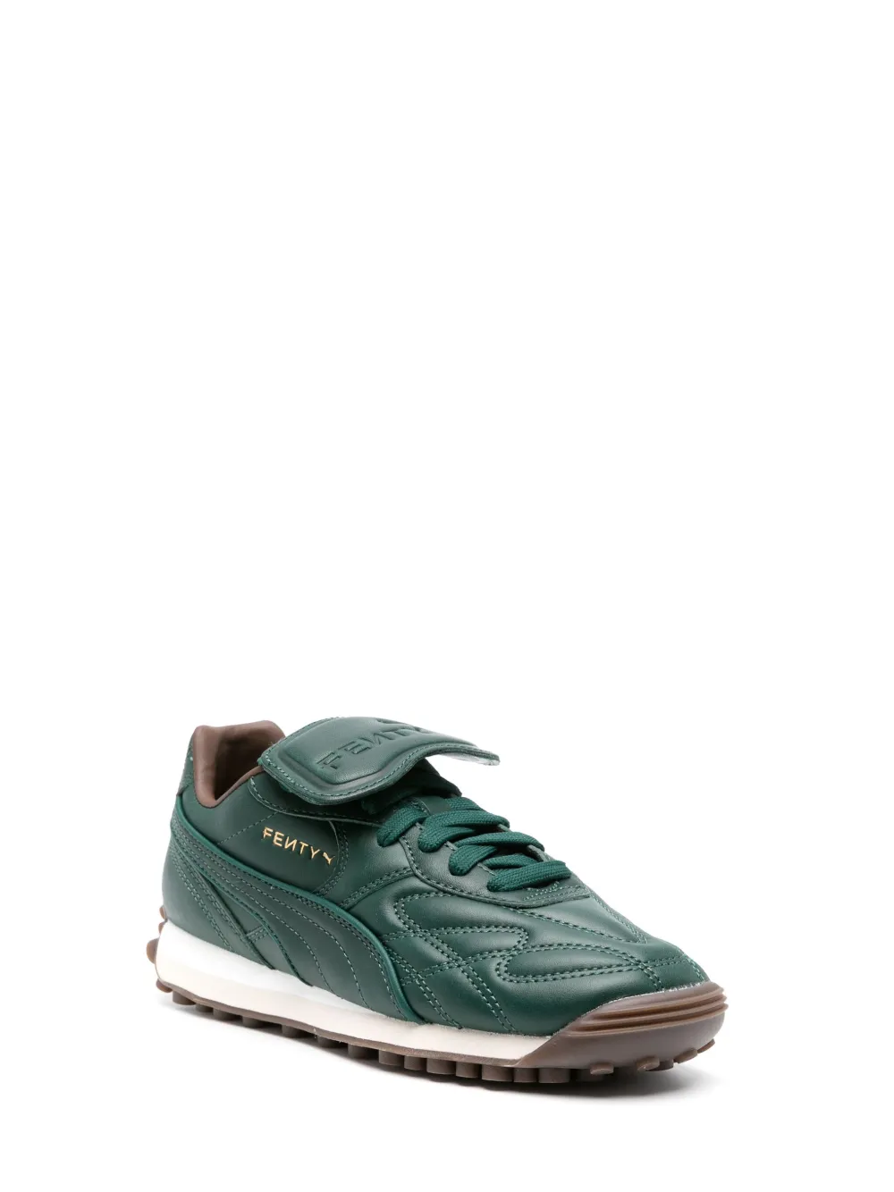 Fenty X Puma Avanti L quilted leather sneakers Groen Schoenen