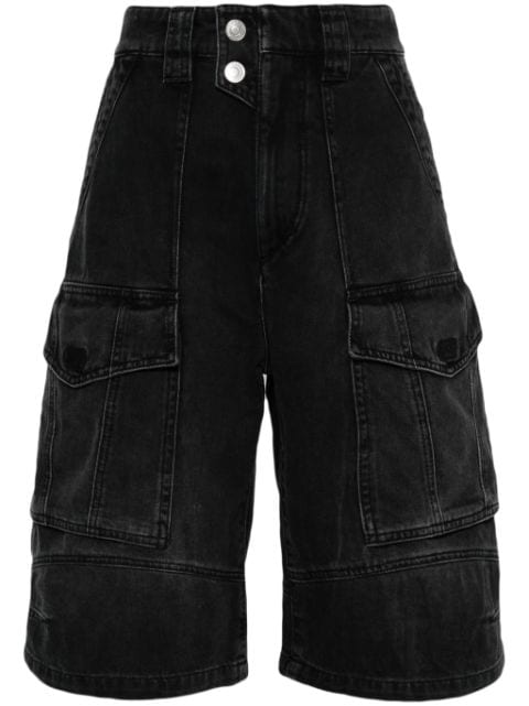 MARANT ÉTOILE short en jean à taille haute
