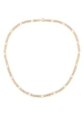 Susan Caplan Vintage 1990s figaro-link chain necklace - Gold