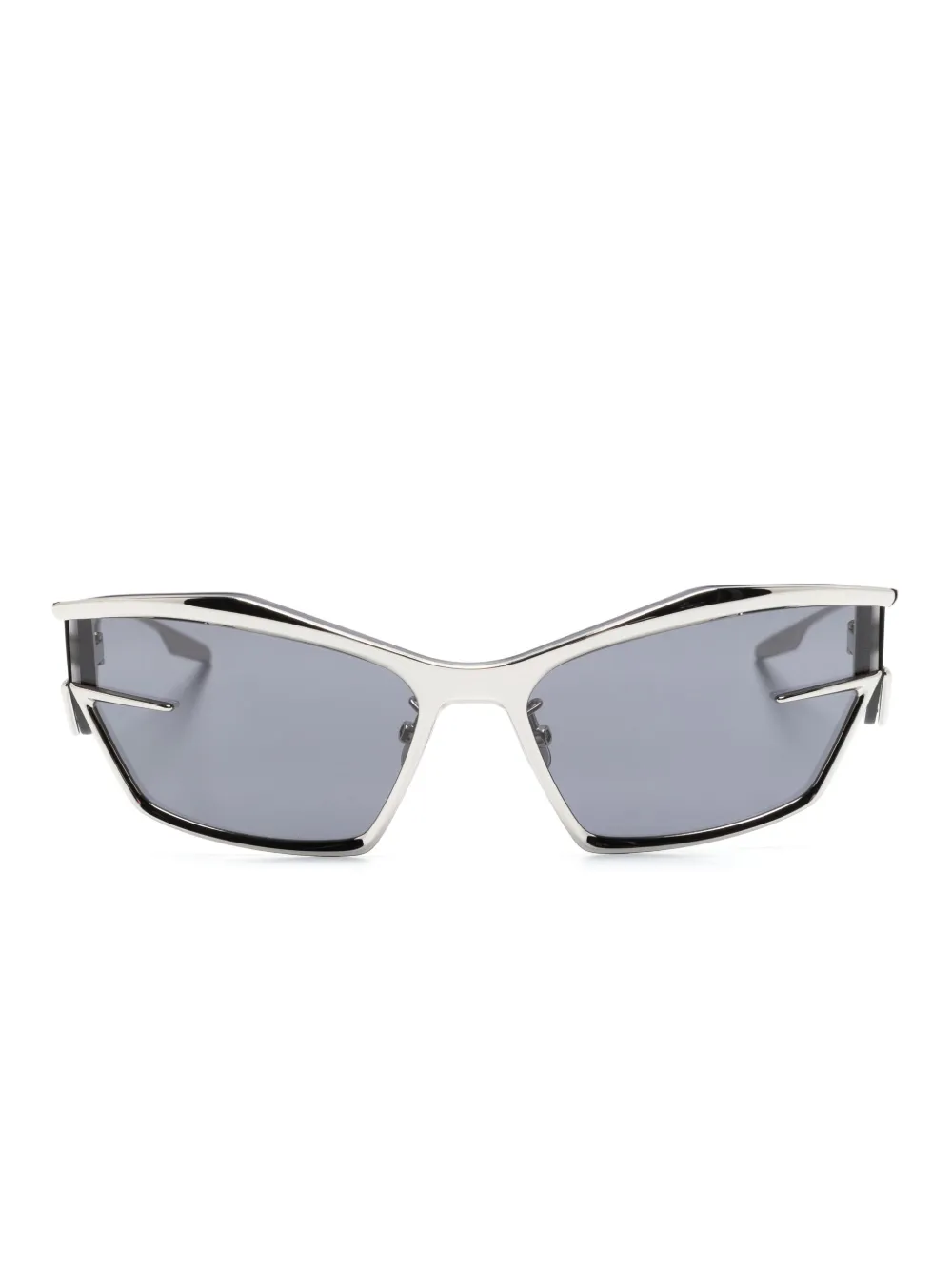 Givenchy Eyewear Giv Cut shield-frame sunglasses | Silver | Image 1