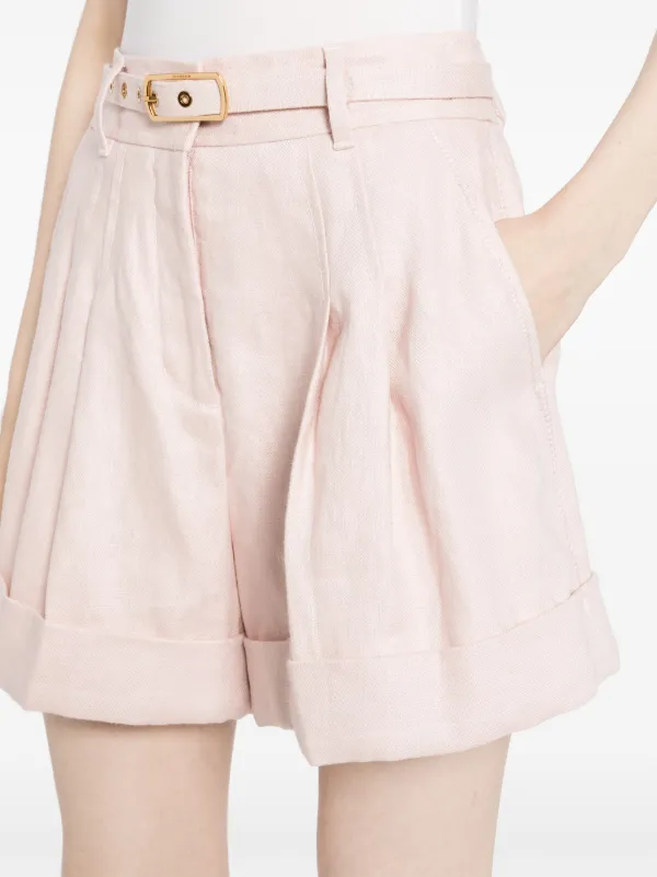 【送料&関税込】Zimmermann Matchmaker Safari Shorts NWT ZIMMERMANN Pink Tiger Matchmaker Safari Shorts AU 0/US 4