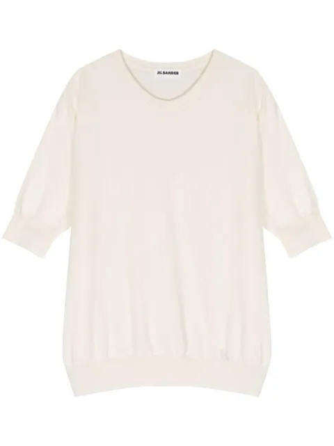 Jil Sander ribbed-knit cotton T-shirt