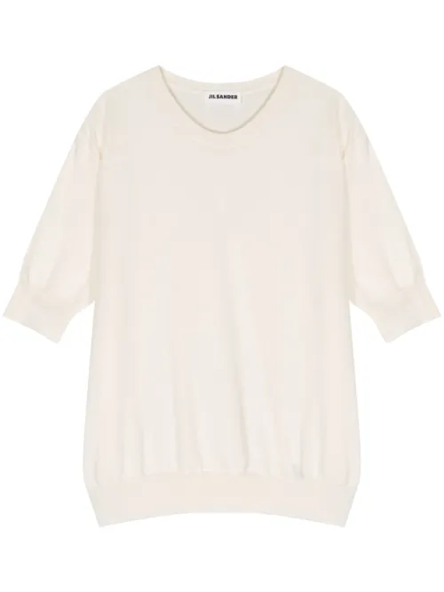 T-shirt en coton nervuré - Jil Sander - Modalova
