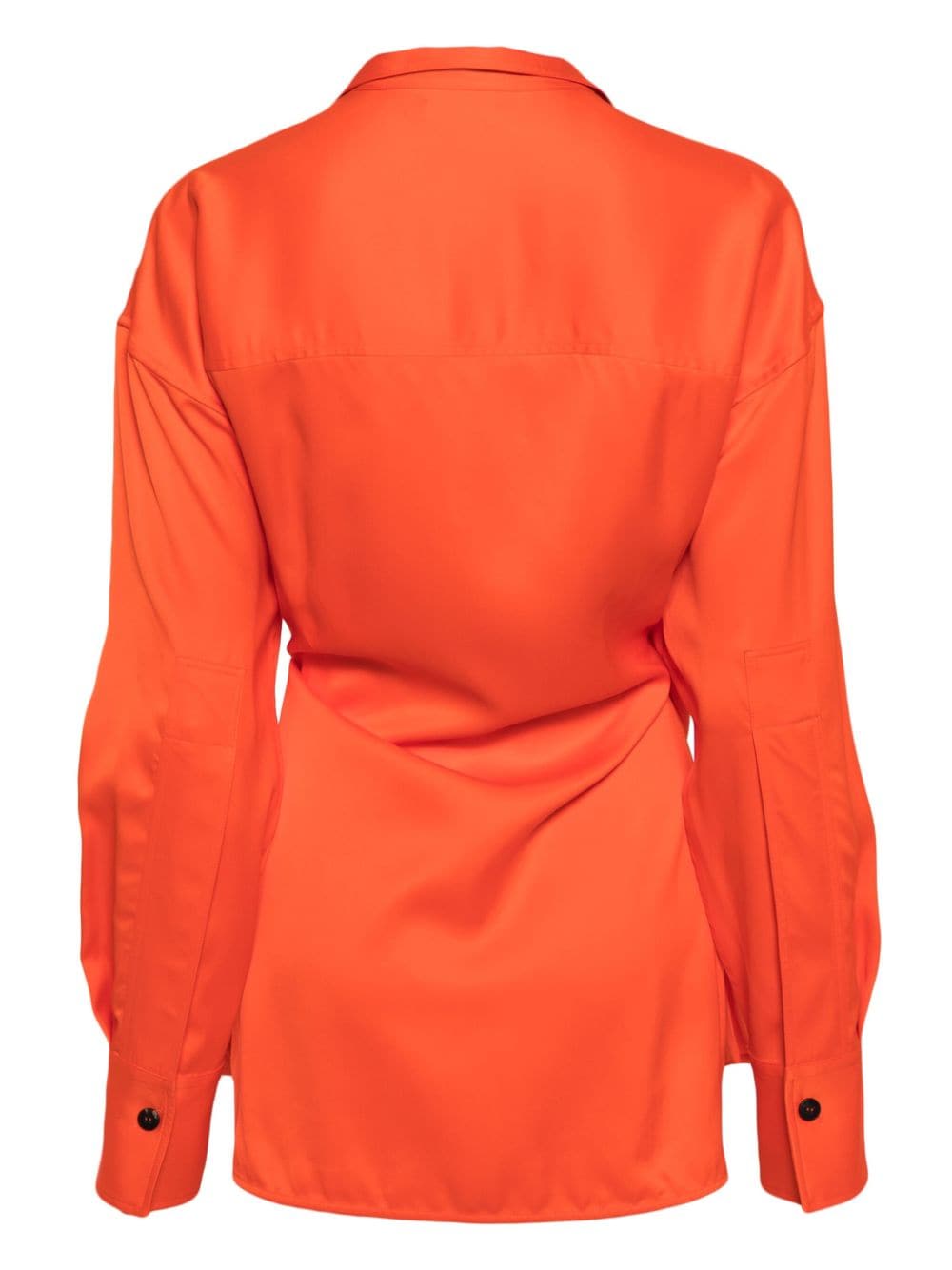 Ferragamo Katoenen wikkelblouse - Oranje