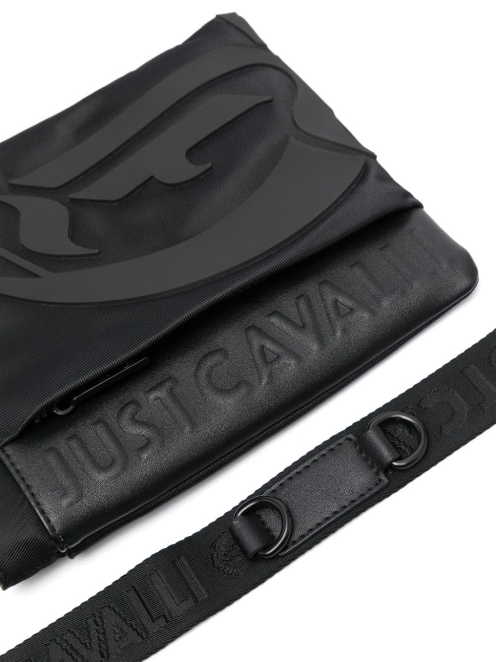 Just Cavalli Pet met logo-applicatie Zwart