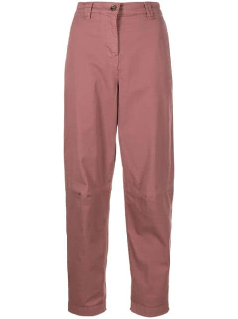 PINKO high-waisted tapered-leg trousers