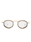 Jacques Marie Mage Aragon round-frame sunglasses - Gold