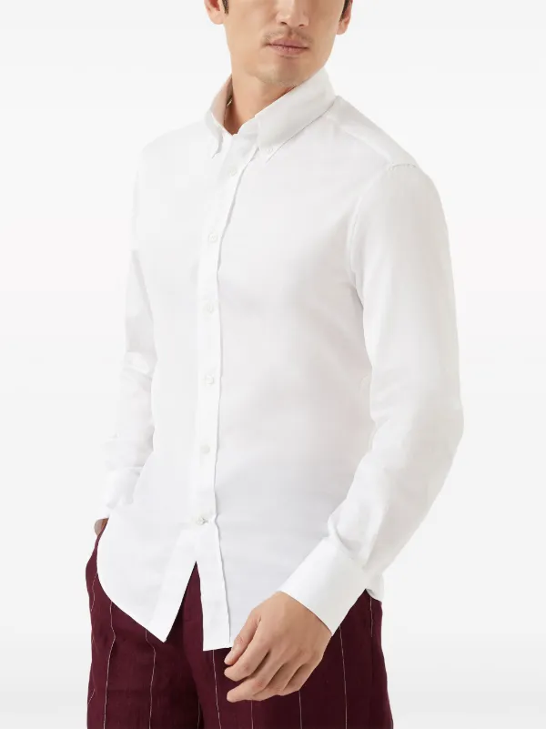 Brunello Cucinelli ボタン シャツ | ホワイト | FARFETCH JP