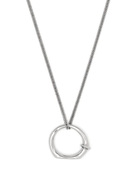 Jil Sander ring-pendant chain-link necklace
