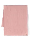 LIU JO fully pleated chiffon scarf - Pink