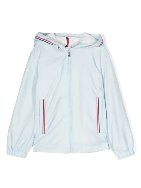 Moncler Enfant logo-patch hooded jacket