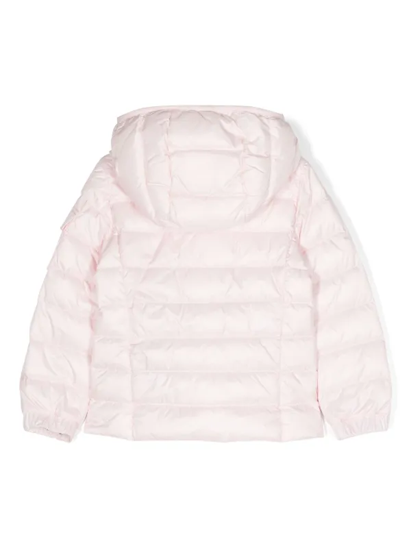 Moncler Enfant Hooded Padded Jacket Pink FARFETCH IN