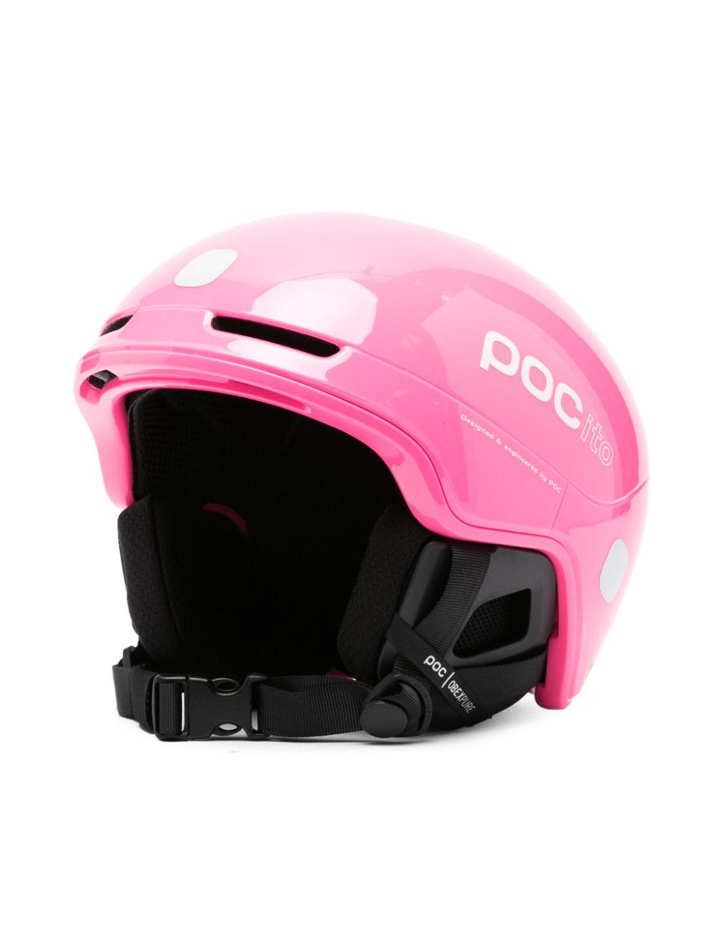 POC Kids Obex Mips logo-print helmet - Pink