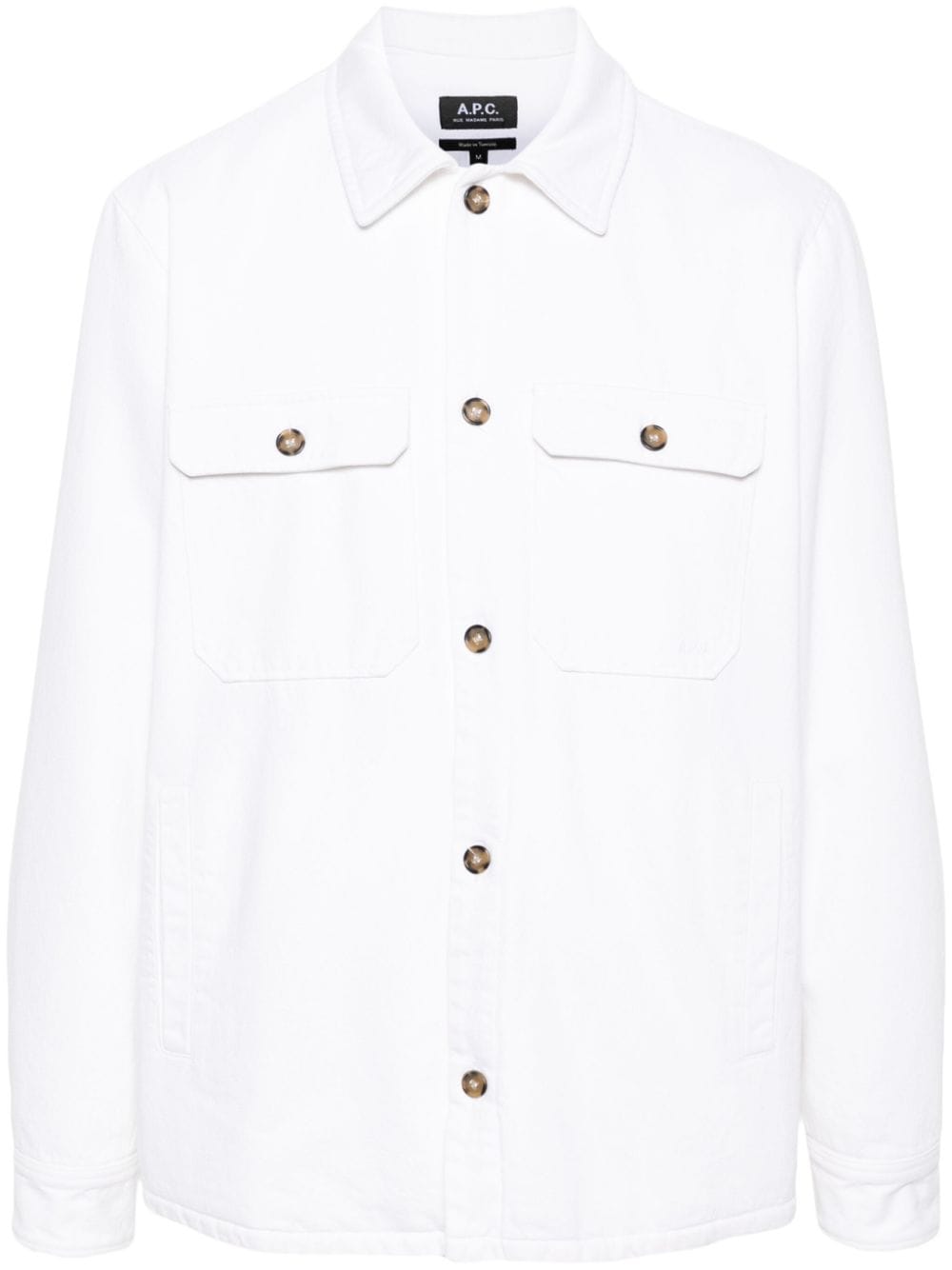 Apc White Alessio Jacket In Weiss