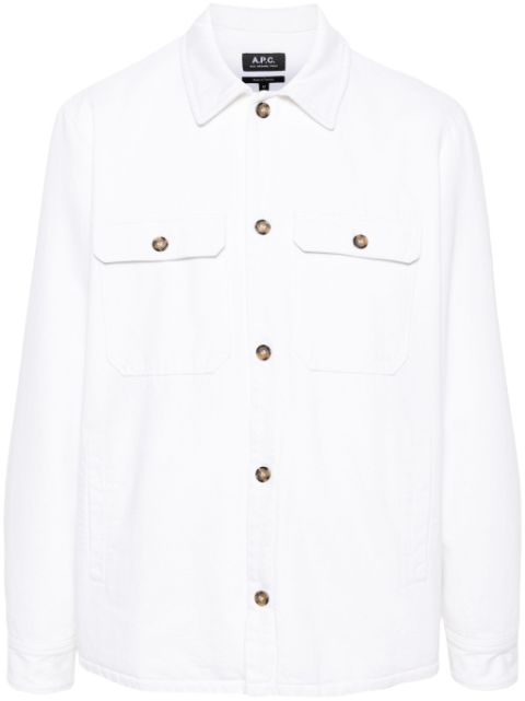 A.P.C. Alessio padded shirt jacket Men