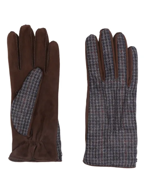 Canali guantes con motivo pied de poule