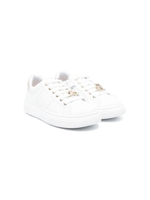 Tommy Hilfiger Junior logo-plaque zipped sneakers