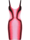 Y/Project gradient-effect knitted minidress - Pink