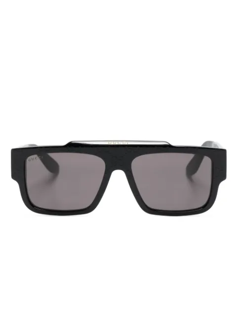 Gucci Eyewear GG-monogram rectangle-frame sunglasses