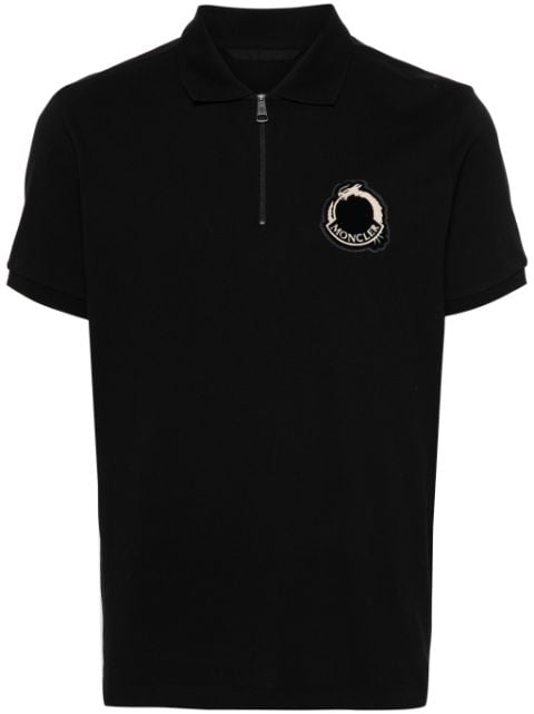 Moncler logo-appliqué polo shirt