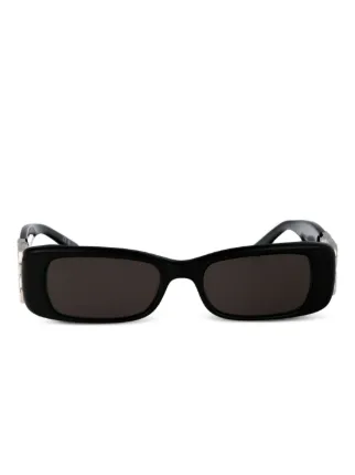 Balenciaga Eyewear Dynasty スクエアサングラス | ブラック | FARFETCH JP