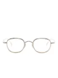 Kame Mannen 1221 geometric-frame glasses - Silver