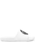 Just Cavalli logo-embossed flip-flops - White