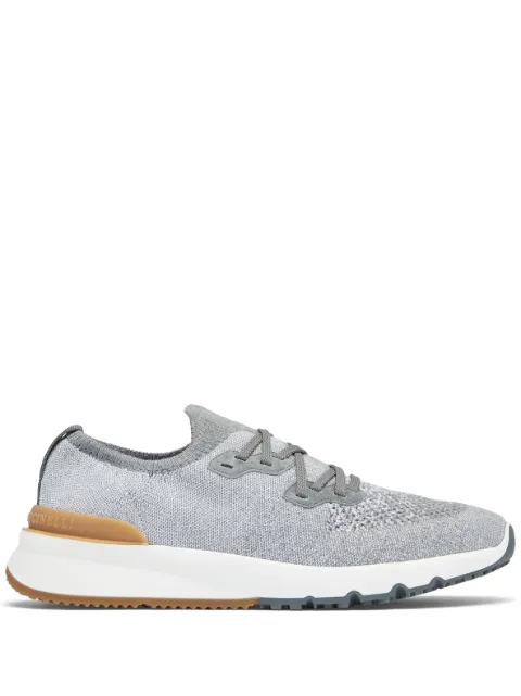 Brunello Cucinelli tenis bajos tejidos