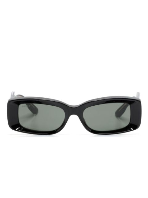 Gucci Eyewear lens-decal rectangle-frame sunglasses