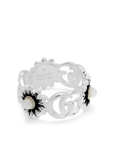 Gucci دبلة 'مارمونت' بنقش زهور