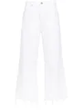 FRAME The Relaxed high-rise straight jeans - White