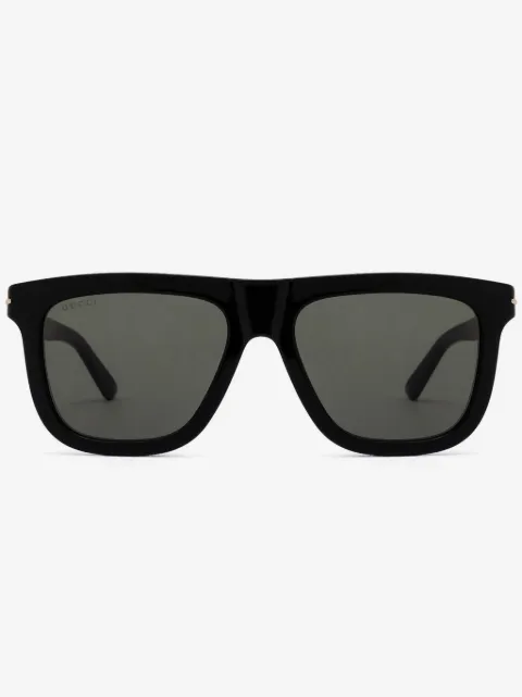 Gucci Eyewear logo-plaque wayfarer-frame sunglasses