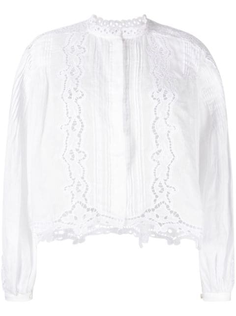 ISABEL MARANT Kubra broderie anglaise blouse