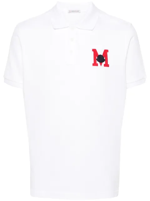 Moncler logo-appliqué polo shirt