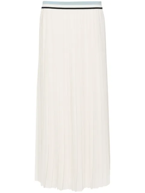 Moncler pleated midi skirt