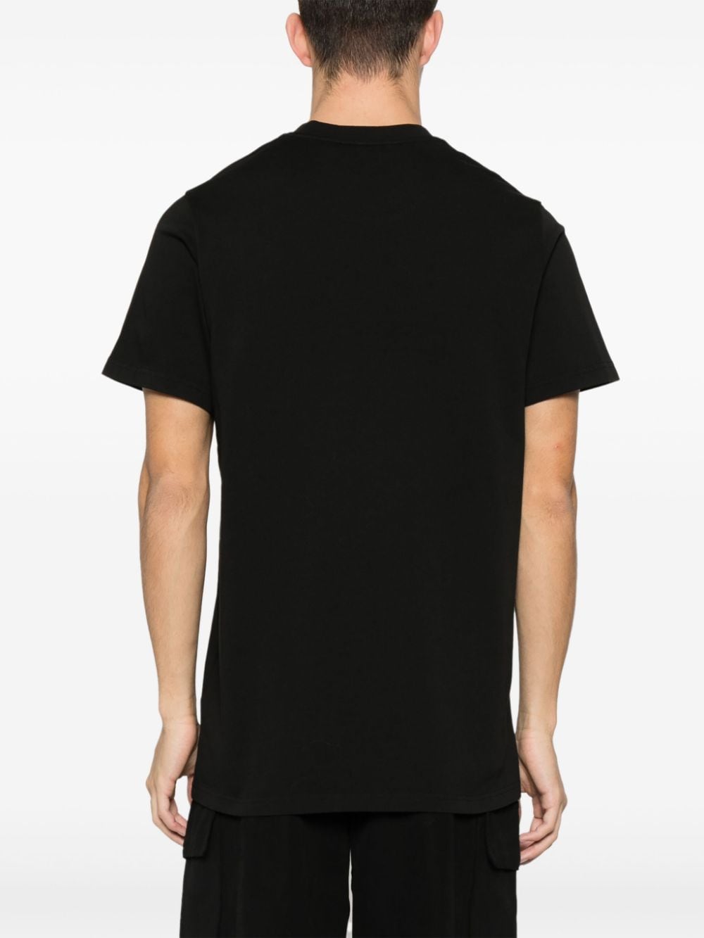 Moncler T-shirt met logopatch Zwart