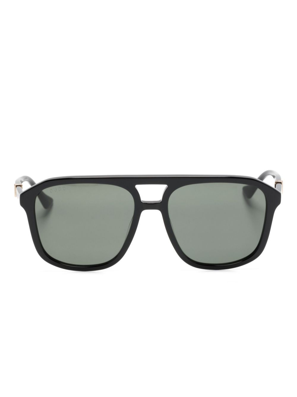 Gucci Eyewear Zonnebril met piloten montuur Zwart