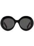 Gucci Eyewear Interlocking G oval-frame sunglasses - Black