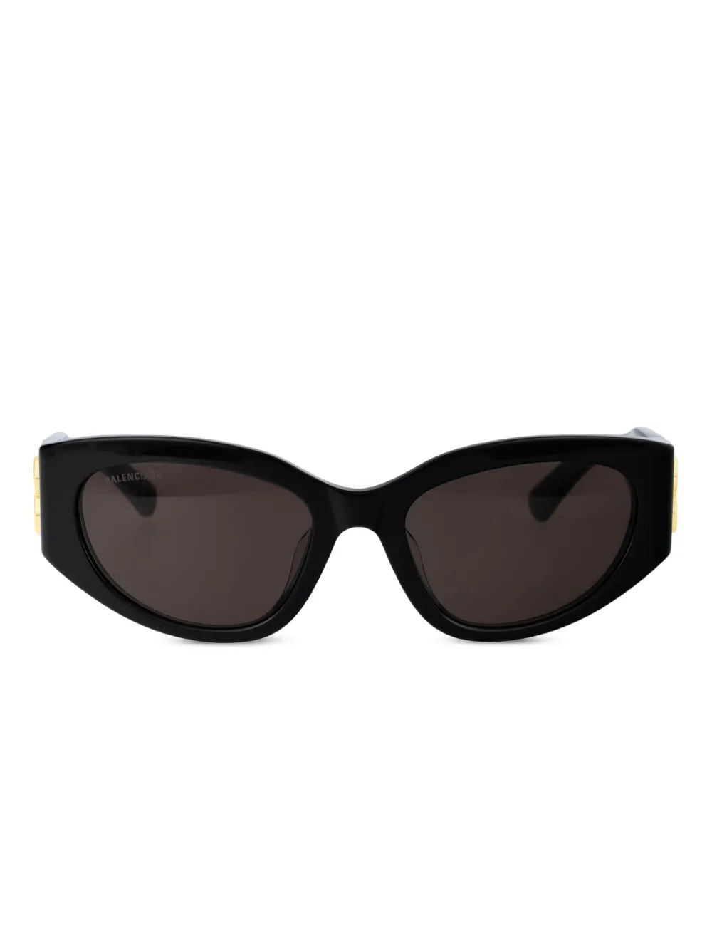 Balenciaga Eyewear Bossy zonnebril met rond montuur Zwart