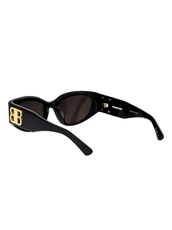 新品BALENCIAGA BOSSY ROUND Women's Bossy Round Af Sunglasses in Black | Balenciaga US