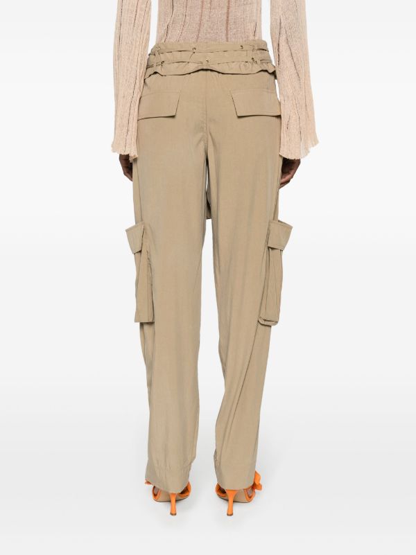 ISABEL MARANT Hadja mid-rise Cargo Trousers - Farfetch