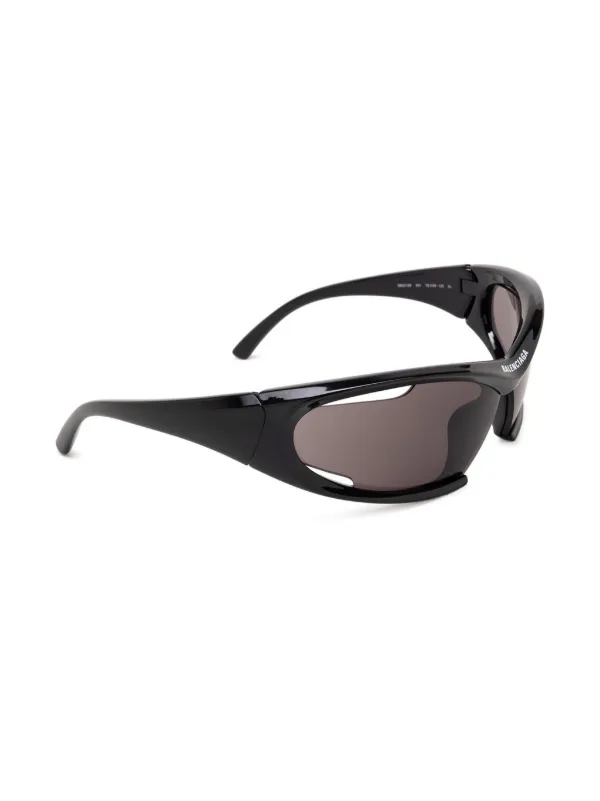 Balenciaga Eyewear Uni Dynamo Wrap oval-frame Sunglasses