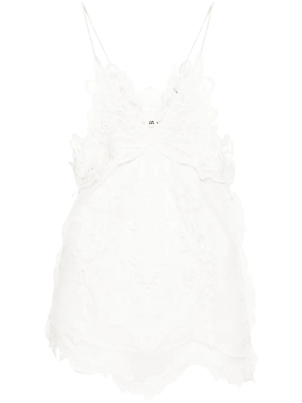 Shop Isabel Marant Victoria Guipure-lace Tank Top In White