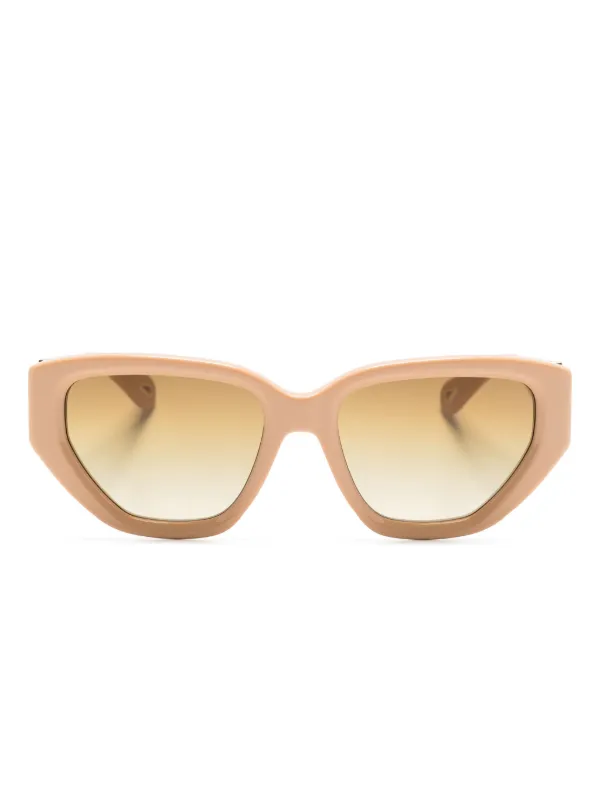 Chloe Eyewear Marcie cat eye Sunglasses Neutrals FARFETCH EG