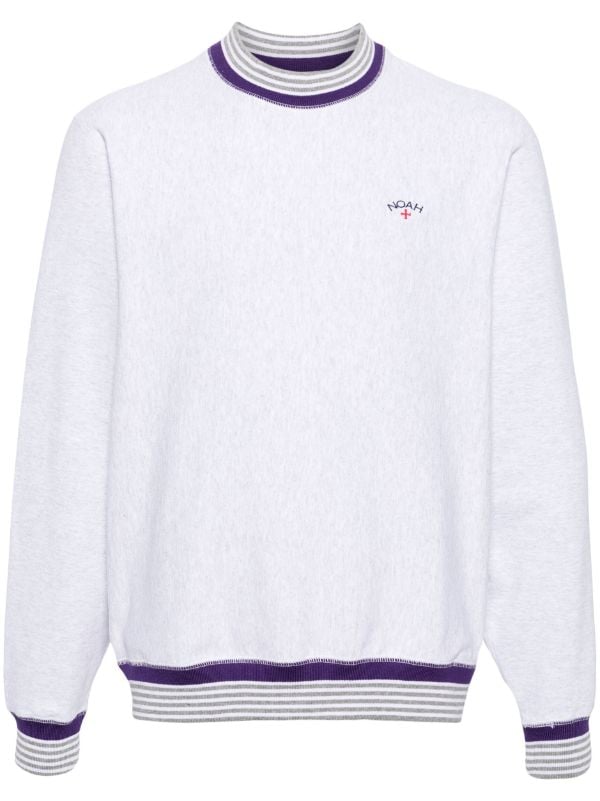 NOAH NY logo-embroidered Cotton Sweatshirt - Farfetch